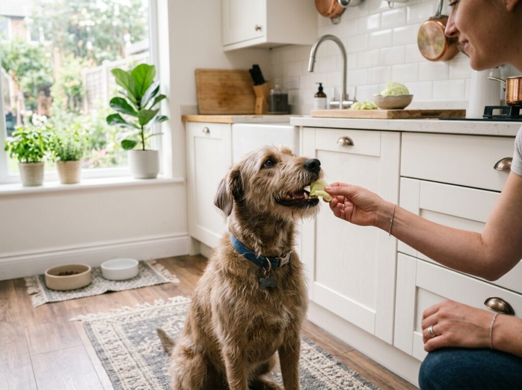 Avoiding the risks of raw cabbage for dogs by boiling it safely