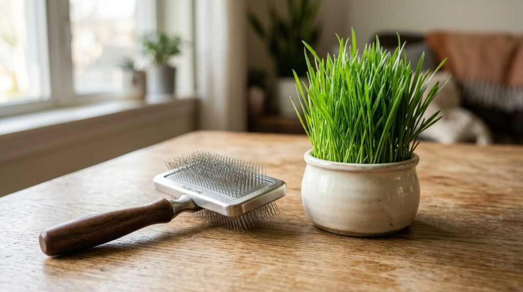 Essential brushing tools to prevent frequent cat gagging and vomiting issues